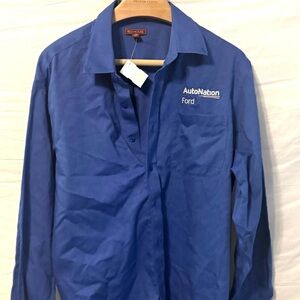 Auto Nation USA Ford Long Sleeve Blue RARE
